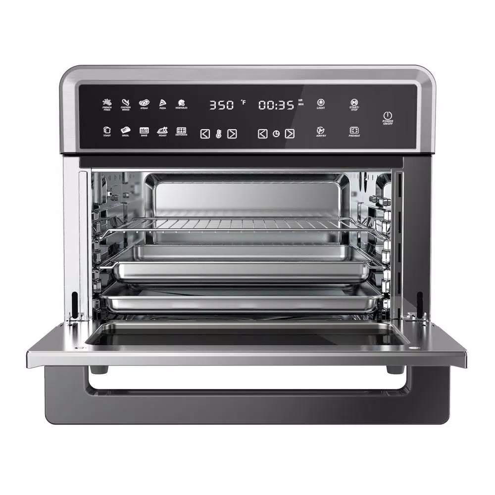 Flash Sale π MegaChef 1800 W 10-in-1 Countertop Stainless Steel Multi-function Toaster Oven π₯° - Image 2