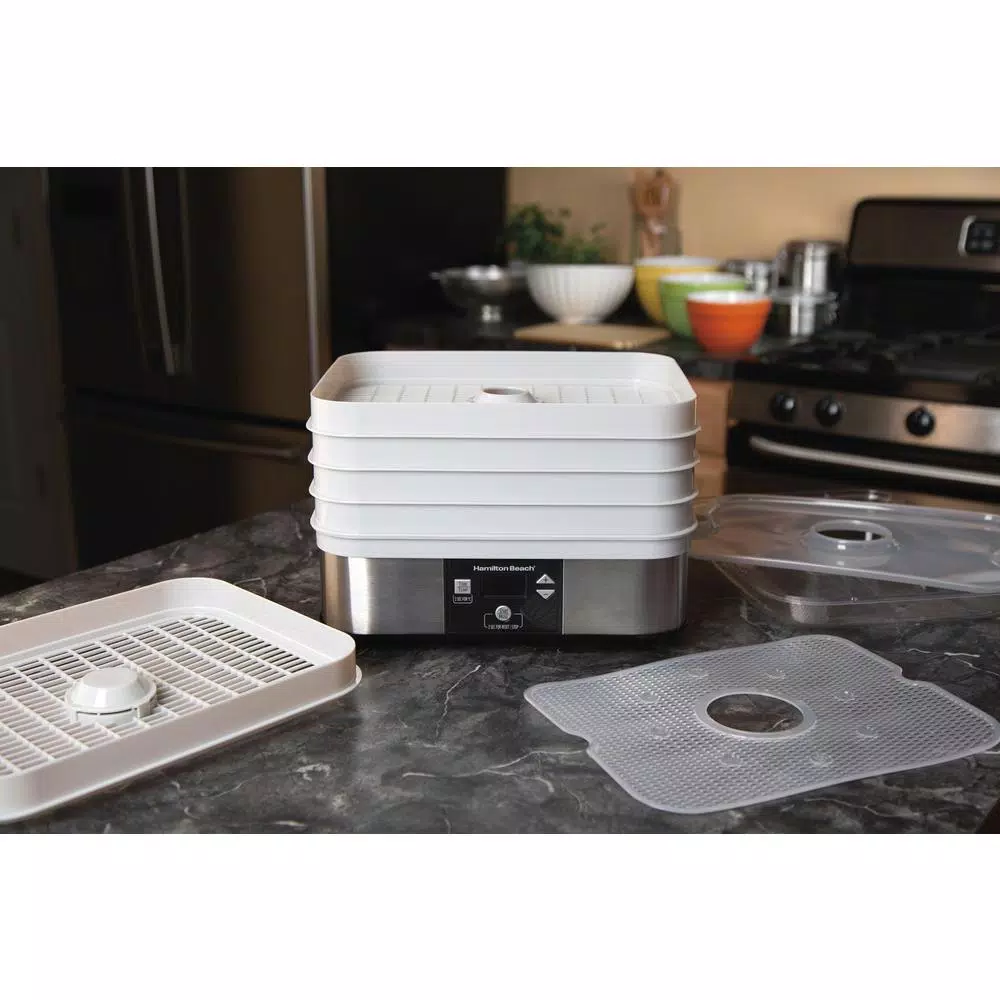 Brand new β¨ Hamilton Beach 5-Tray Grey Food Dehydrator Stackable Drying Trays π― - Image 6