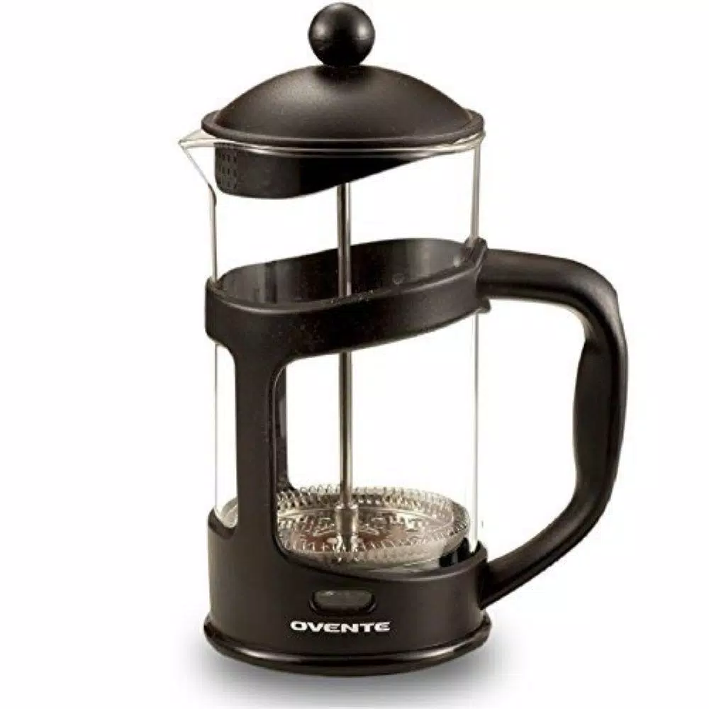Cheapest π― Ovente 4-Cup Black French Press Cafetiere Heat-Resistant Borosilicate Glass Coffee And Tea Maker FREE Measuring Scoop π - Image 2