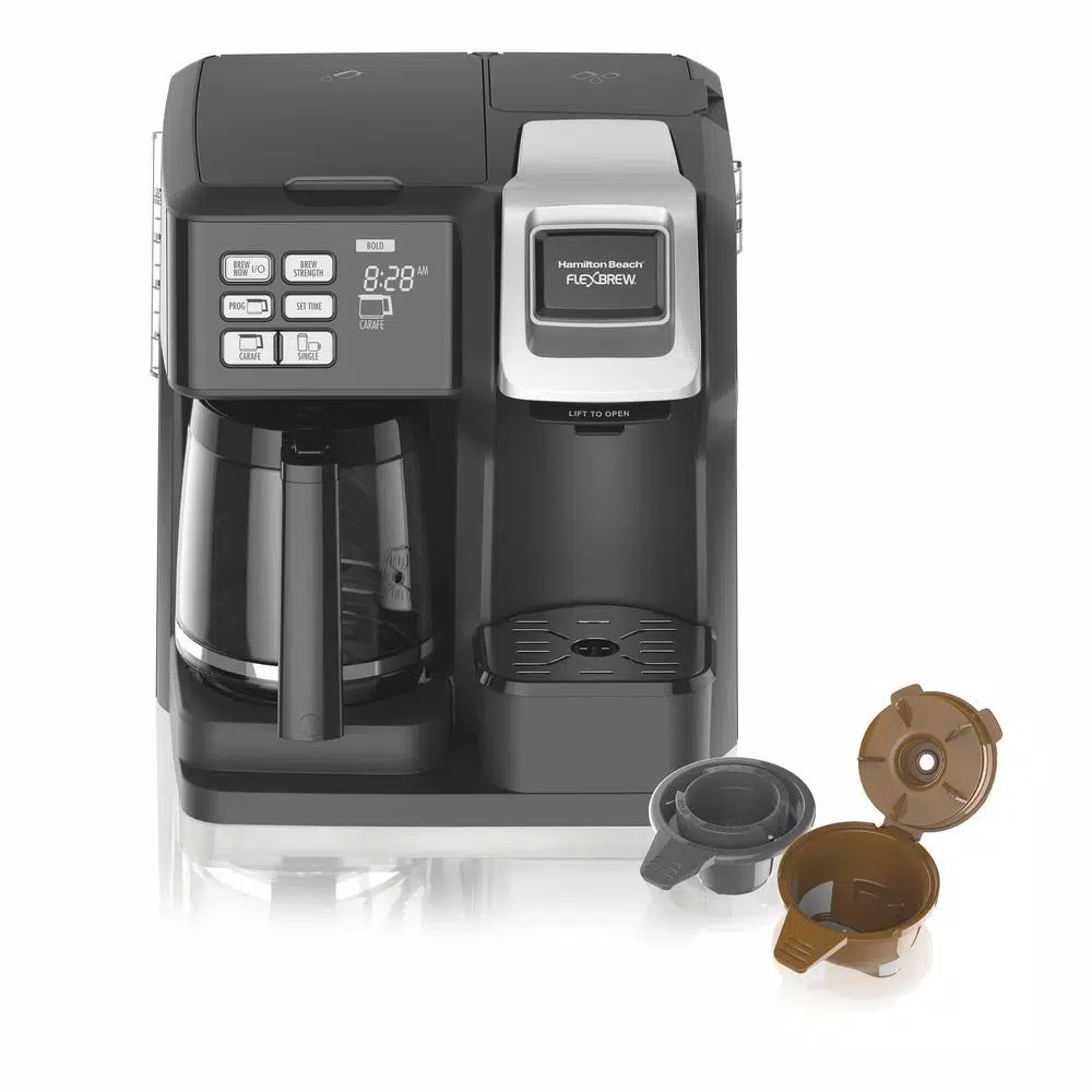 Discount π₯ Hamilton Beach FlexBrew 12-Cup Black Drip Coffee Maker With Built-In Timer π€©