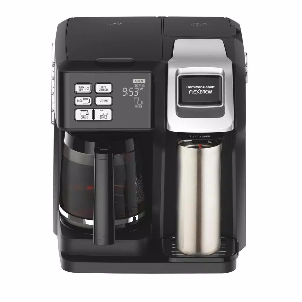 Discount π₯ Hamilton Beach FlexBrew 12-Cup Black Drip Coffee Maker With Built-In Timer π€© - Image 3