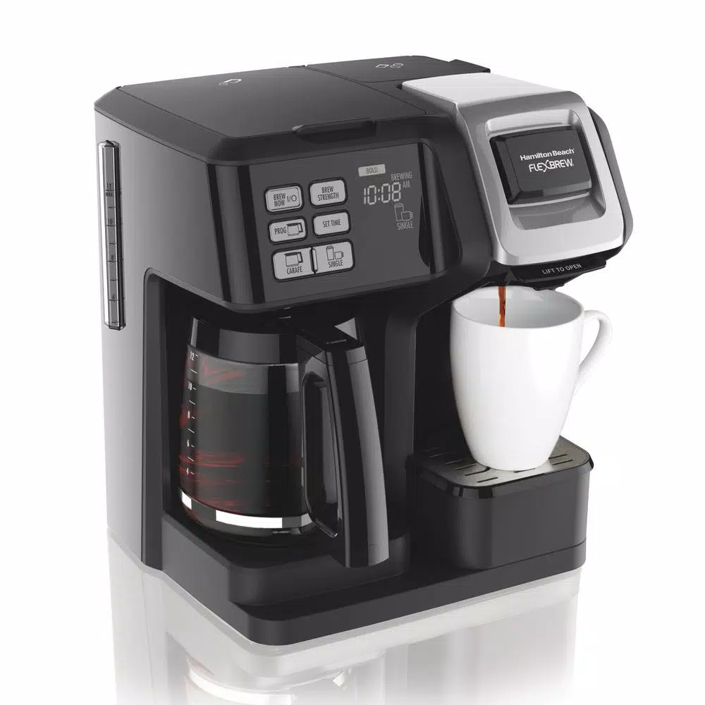 Discount π₯ Hamilton Beach FlexBrew 12-Cup Black Drip Coffee Maker With Built-In Timer π€© - Image 6