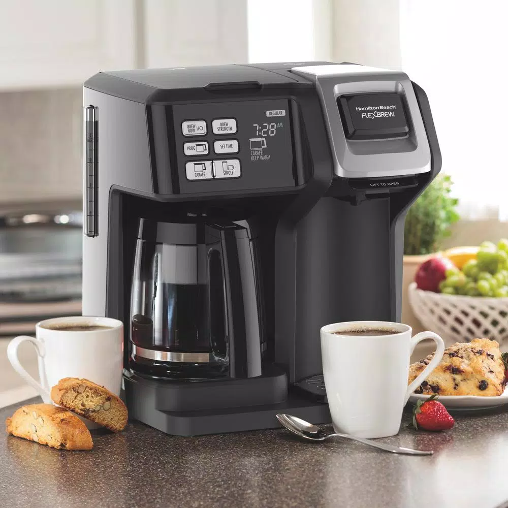 Discount π₯ Hamilton Beach FlexBrew 12-Cup Black Drip Coffee Maker With Built-In Timer π€© - Image 7