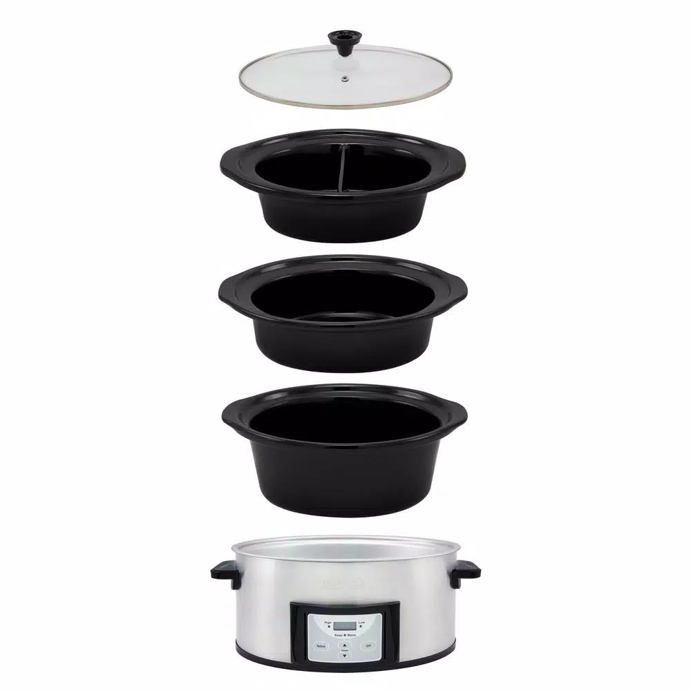 Hot Sale βοΈ Nesco Pick-a-Pot 6 Qt. Stainless Steel Digital Slow Cooker π - Image 2