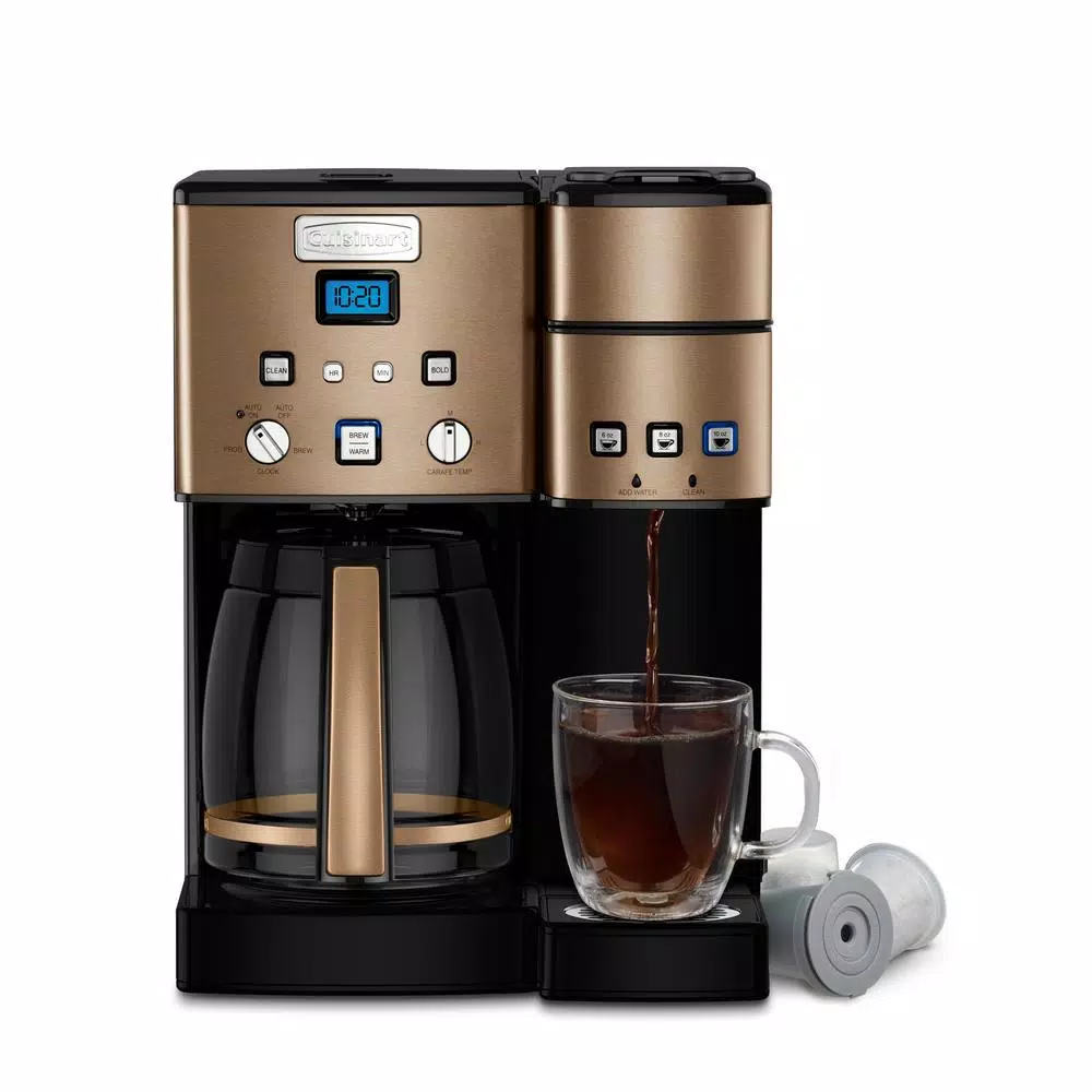 Outlet π Cuisinart Coffee Center 12-Cup Copper Stainless Coffee Maker And Single-Serve Brewer π₯