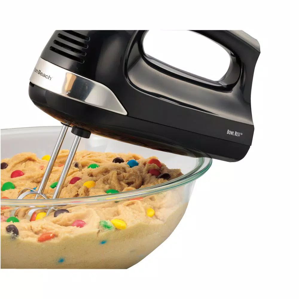 Buy π€© Hamilton Beach 6-Speed Black Hand Mixer With Snap-On Case π - Image 4