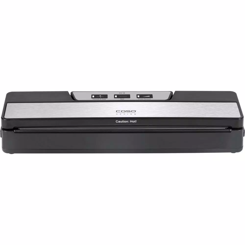 Budget π CASO VC 10 Brushed Black Stainless Steel Food Vacuum Sealer π―