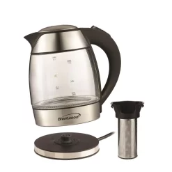 Hot Sale βοΈ Brentwood 7-Cup Cordless Clear Electric Kettle With Removable Filter π