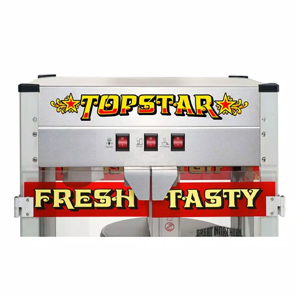 Wholesale π€© Great Northern Top Star 12 Oz. Silver Countertop Popcorn Machine π - Image 3