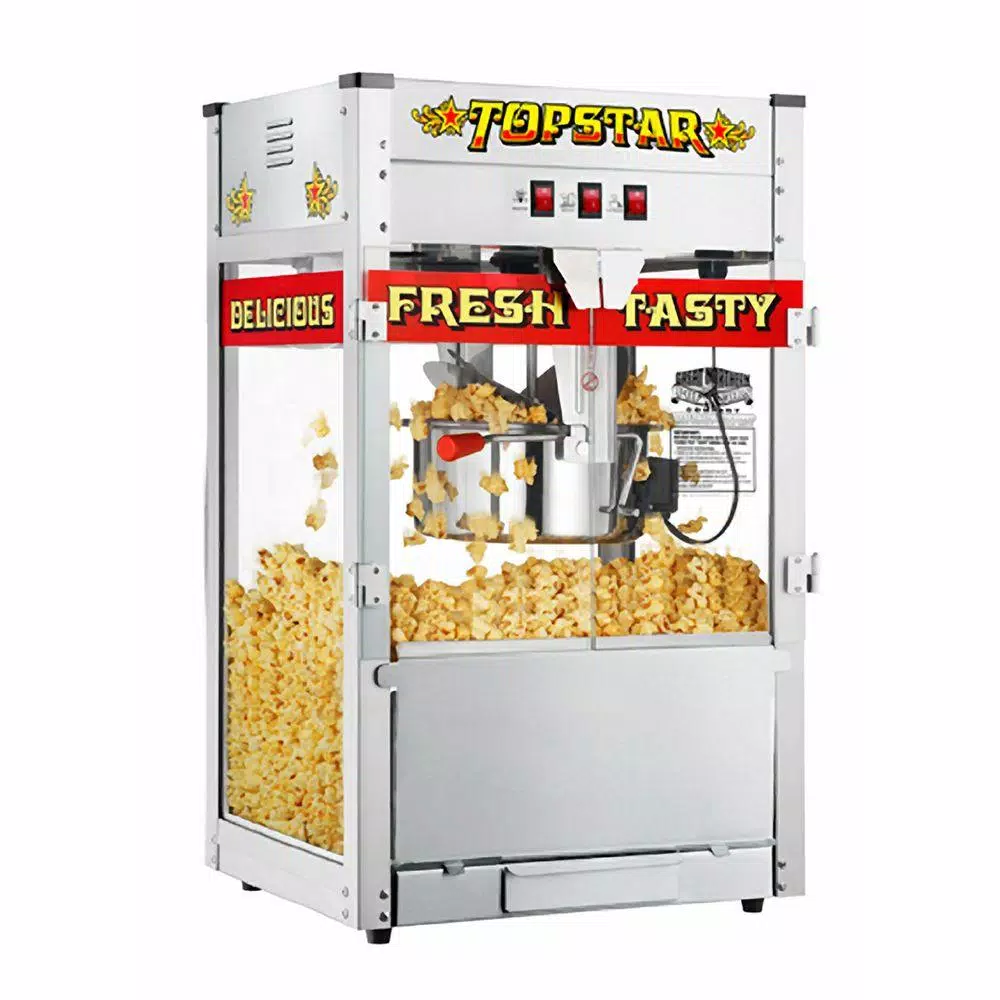 Wholesale π€© Great Northern Top Star 12 Oz. Silver Countertop Popcorn Machine π - Image 5