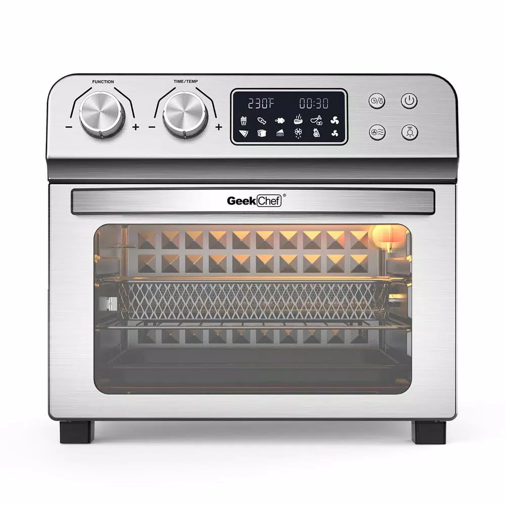 Best Sale π Boyel Living 24 Qt. Silver Stainless Steel Electronic Convection Air Fryer Toaster Oven With Accessories & Recipes Included π―