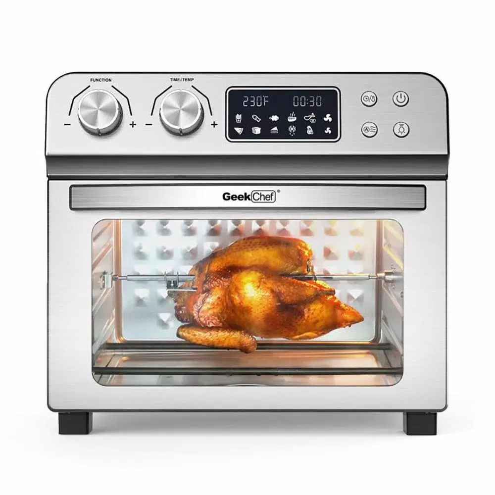 Best Sale π Boyel Living 24 Qt. Silver Stainless Steel Electronic Convection Air Fryer Toaster Oven With Accessories & Recipes Included π― - Image 9