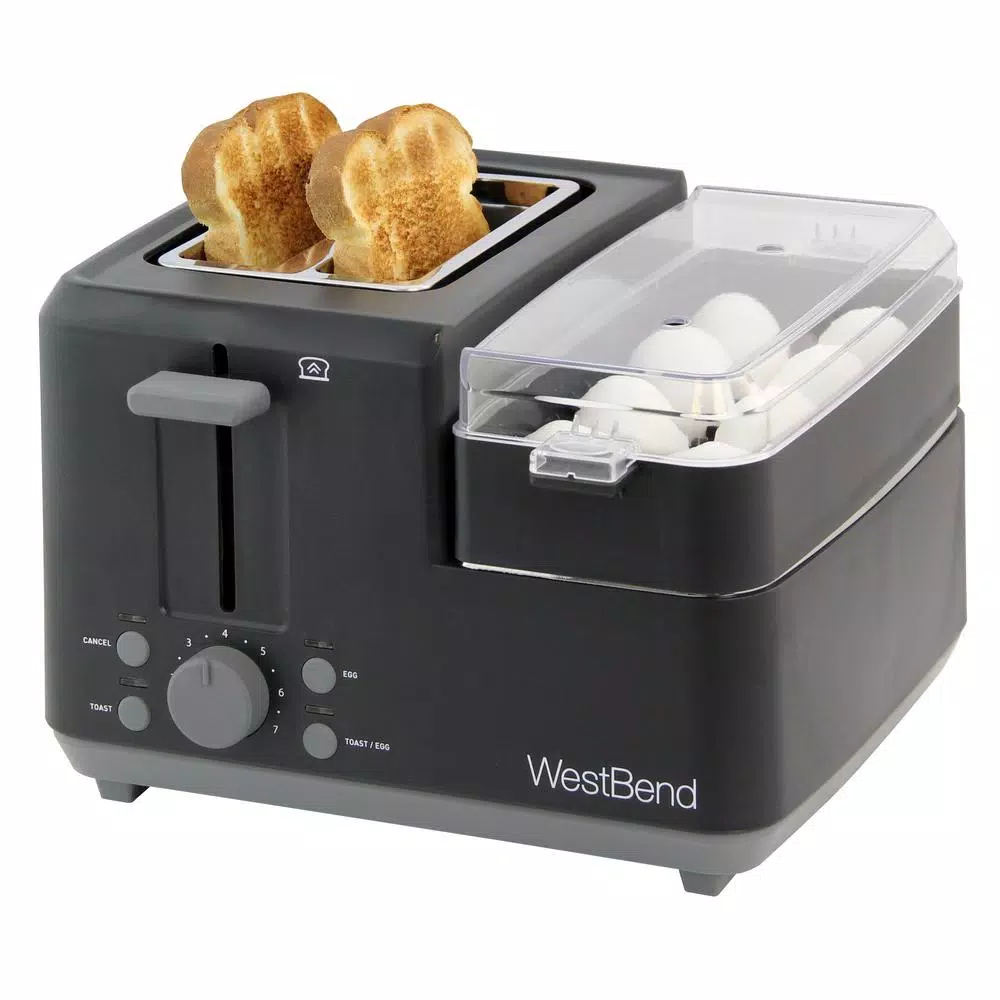 Best Pirce β¨ West Bend Breakfast Station 2-Slice Black Wide Slot Toaster With Removable Crumb Tray π - Image 3