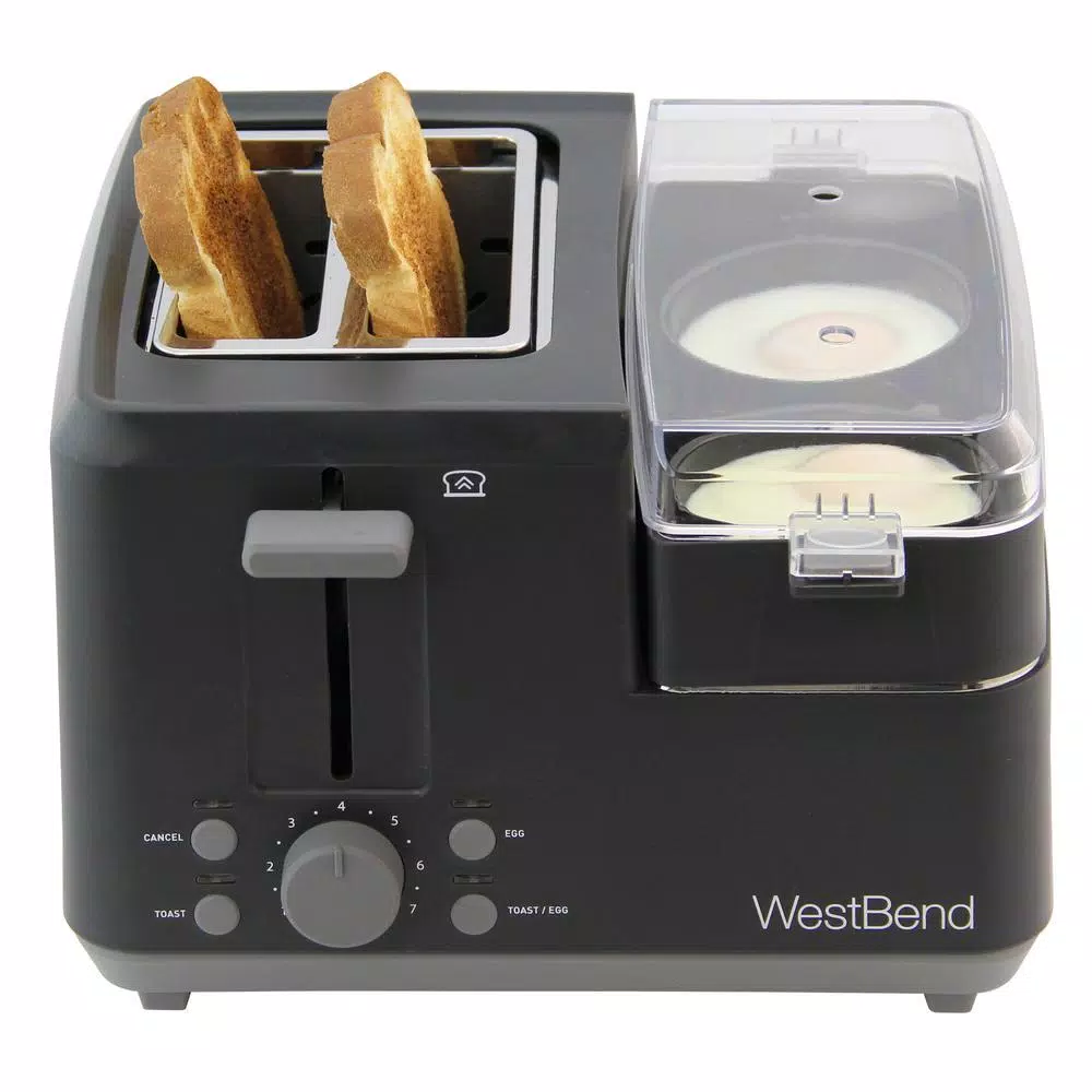 Best Pirce β¨ West Bend Breakfast Station 2-Slice Black Wide Slot Toaster With Removable Crumb Tray π - Image 4