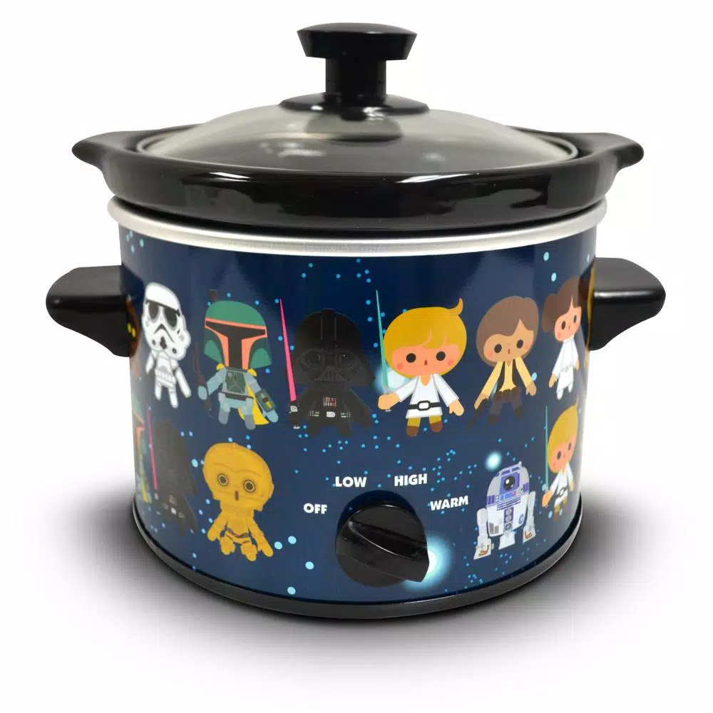 Discount π Uncanny Brands Star Wars 2QT. Slow Cooker Black 𧨠- Image 3