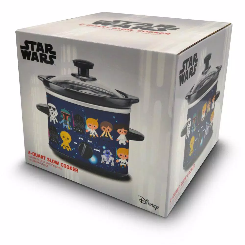 Discount π Uncanny Brands Star Wars 2QT. Slow Cooker Black 𧨠- Image 4