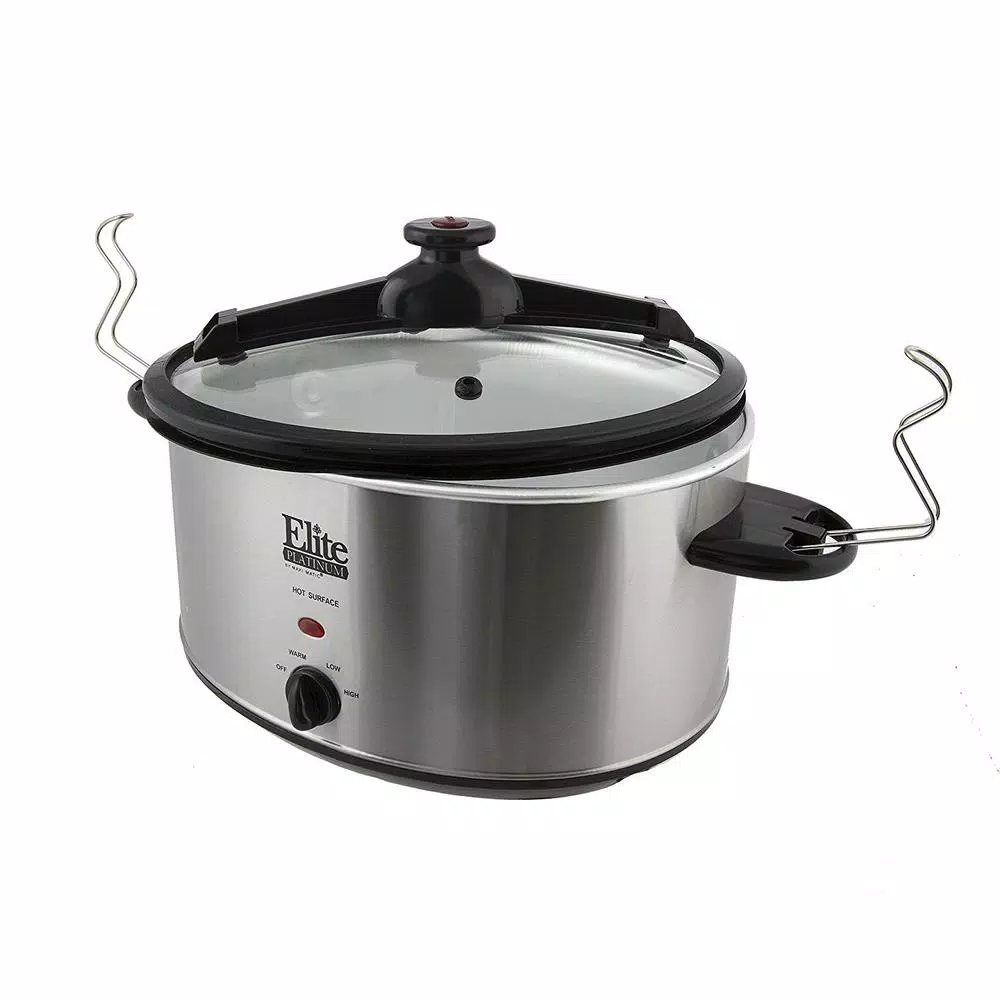 Buy π Elite Platinum 8.5 Qt. Stainless Steel Slow Cooker With Locking Lid π - Image 3