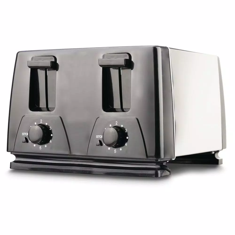 Hot Sale 𧨠Brentwood 4-Slice Black Toaster π - Image 2