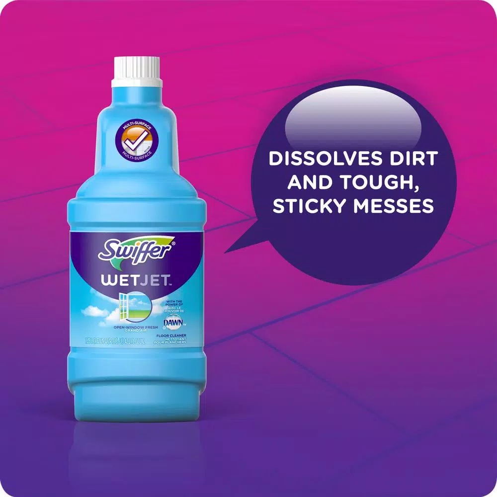 Deals π― Swiffer WetJet 42 Oz. Multi-Purpose Floor Cleaner Refill With Open Window Fresh Scent π - Image 8