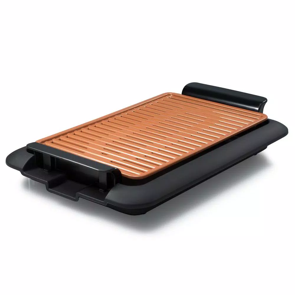 Best Pirce βοΈ Gotham Steel 234 Sq. In. Black Copper Non-Stick Ti-Ceramic Smoke-less Electric Indoor Grill & Griddle π - Image 2