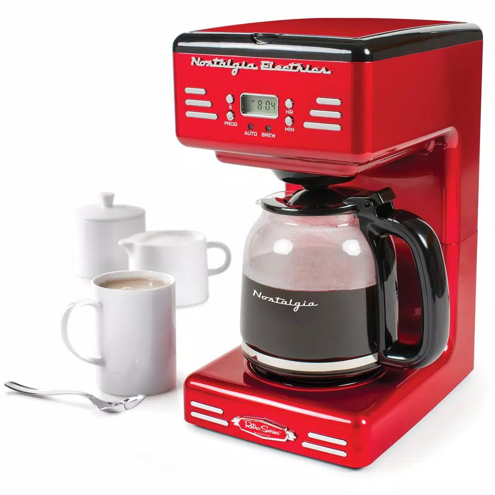 Best Pirce π₯° Nostalgia 12-Cup Red Coffee Maker With Keep Warm Function π - Image 2