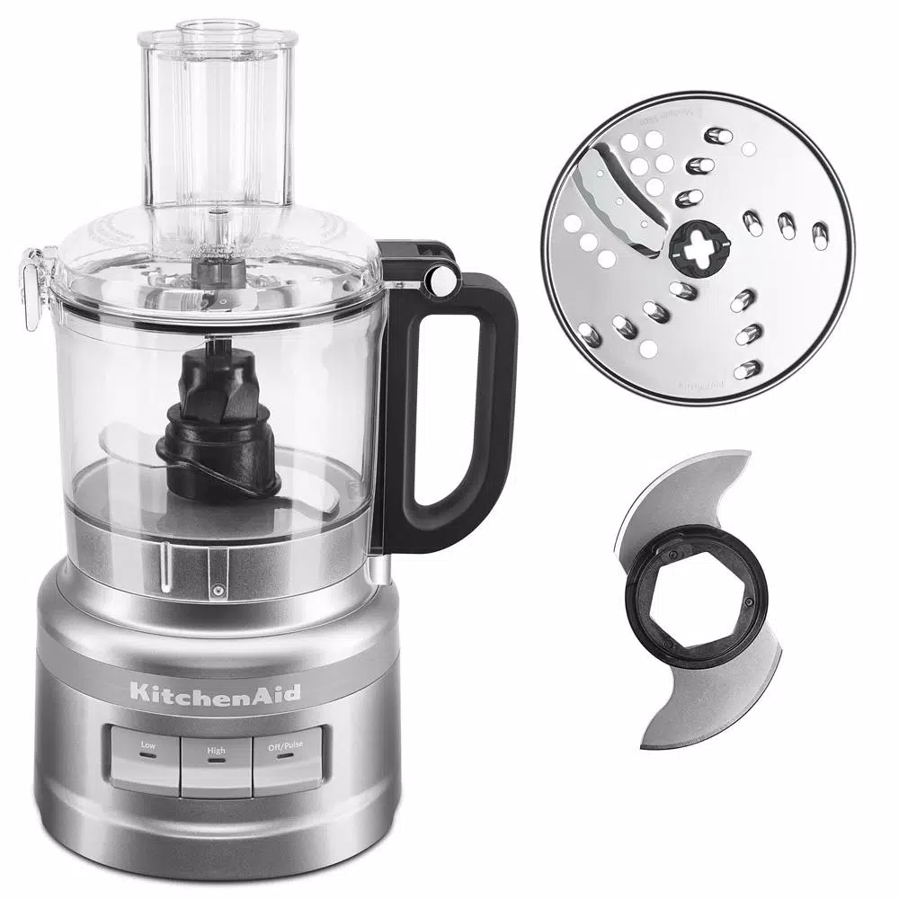 Cheap π KitchenAid 7-Cup 3-Speed Contour Silver Food Processor With Locking Lid β€οΈ