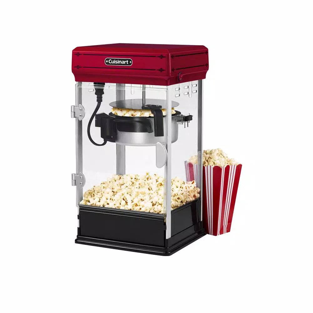 Best deal π Cuisinart 800 W 80 Oz. Red Popcorn Maker 𧨠- Image 3