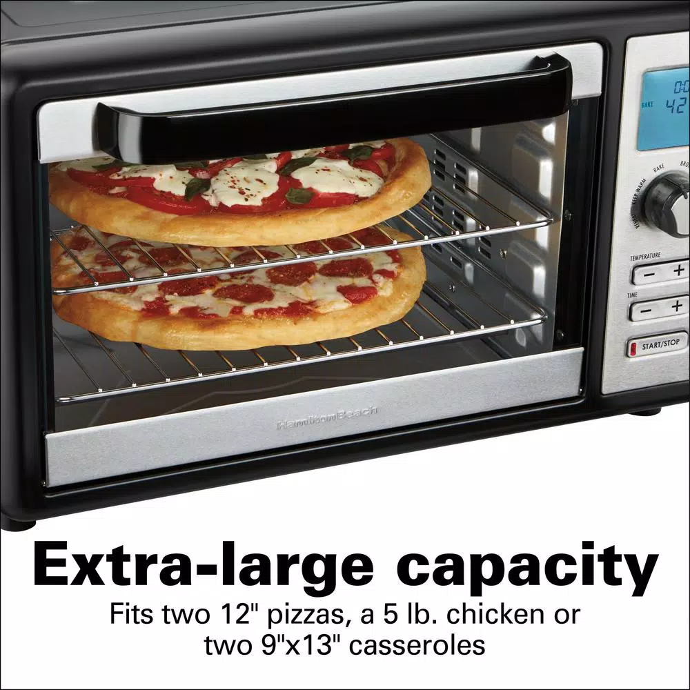 Brand new π Hamilton Beach 1500 W 6-Slice Stainless Steel Digital Countertop Oven With Convection And Rotisserie π₯° - Image 2