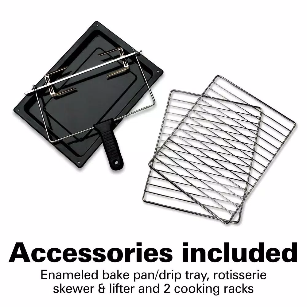 Brand new π Hamilton Beach 1500 W 6-Slice Stainless Steel Digital Countertop Oven With Convection And Rotisserie π₯° - Image 3