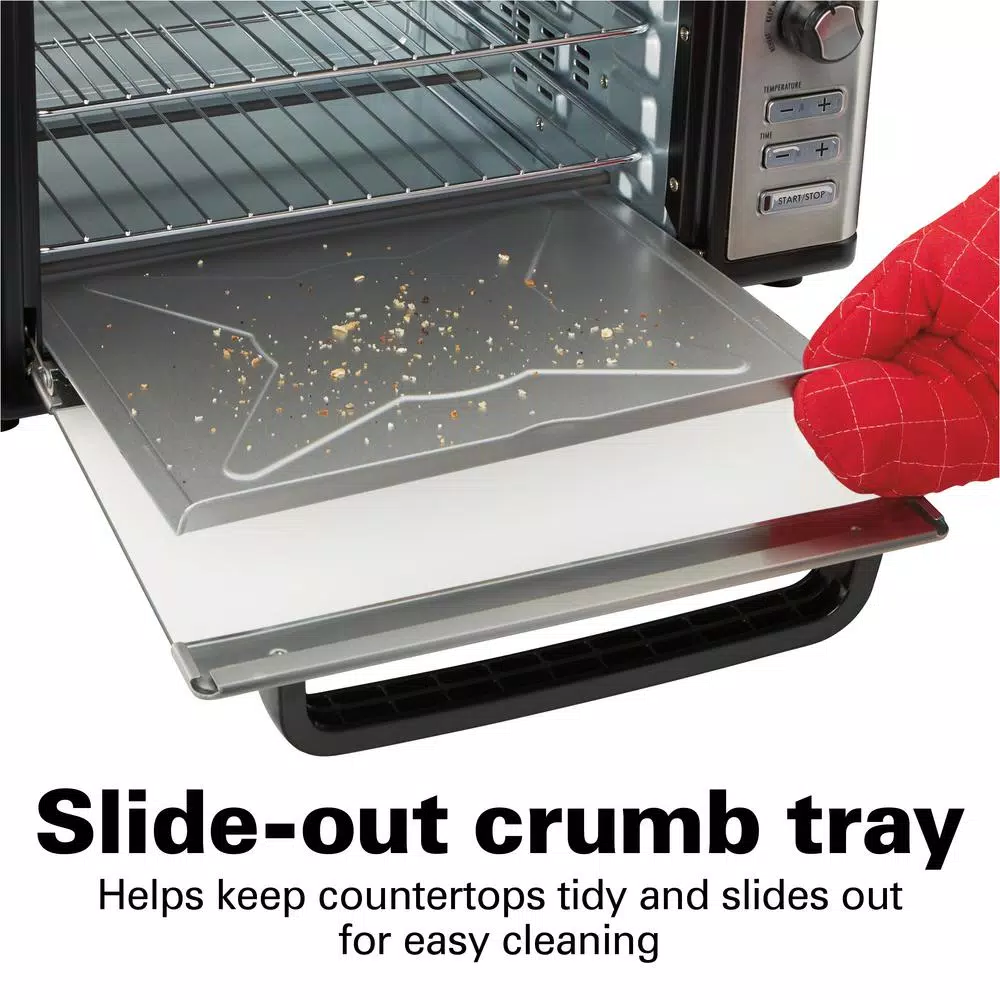 Brand new π Hamilton Beach 1500 W 6-Slice Stainless Steel Digital Countertop Oven With Convection And Rotisserie π₯° - Image 8