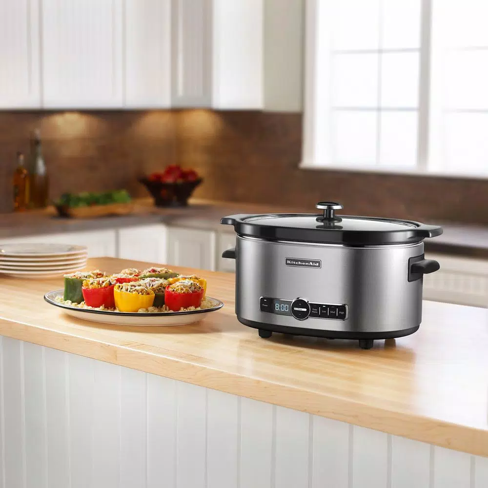 Best Pirce π KitchenAid 6 Qt. Programmable Stainless Steel Slow Cooker With Built-In Timer And Temperature Settings π― - Image 5