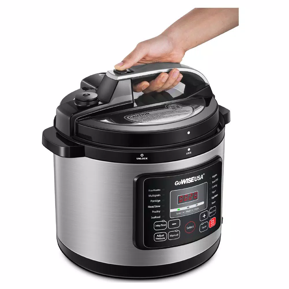 Top 10 π― GoWISE USA 6 Qt. Stainless Steel Electric Pressure Cooker With Stainless Steel Pot β¨ - Image 4