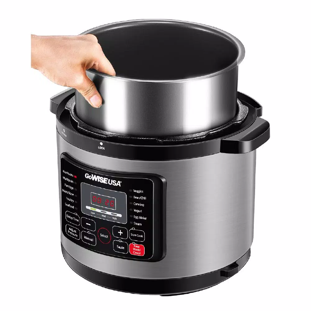 Top 10 π― GoWISE USA 6 Qt. Stainless Steel Electric Pressure Cooker With Stainless Steel Pot β¨ - Image 5