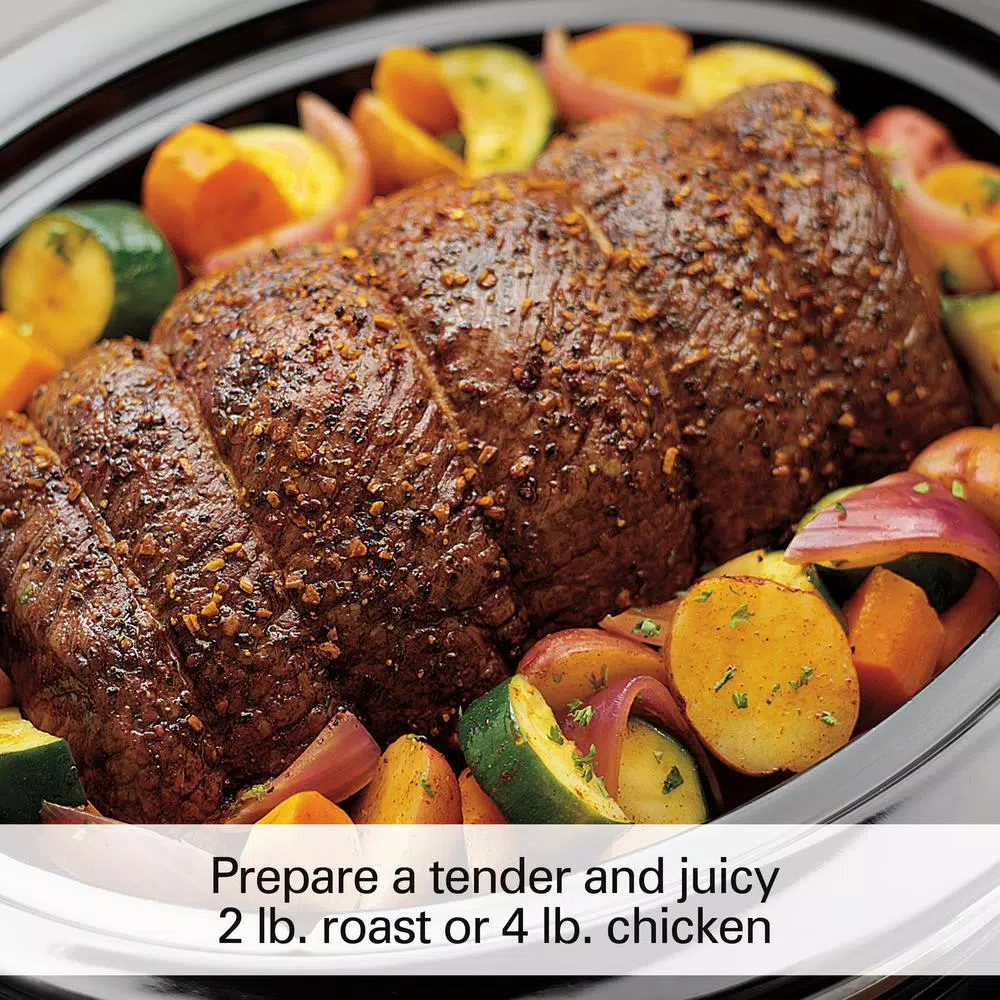 Budget π Hamilton Beach 4 Qt. Stainless Steel Slow Cooker With Built In Timer β - Image 4
