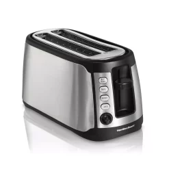 Flash Sale π₯ Hamilton Beach 4-Slice Black Long Slot Toaster π