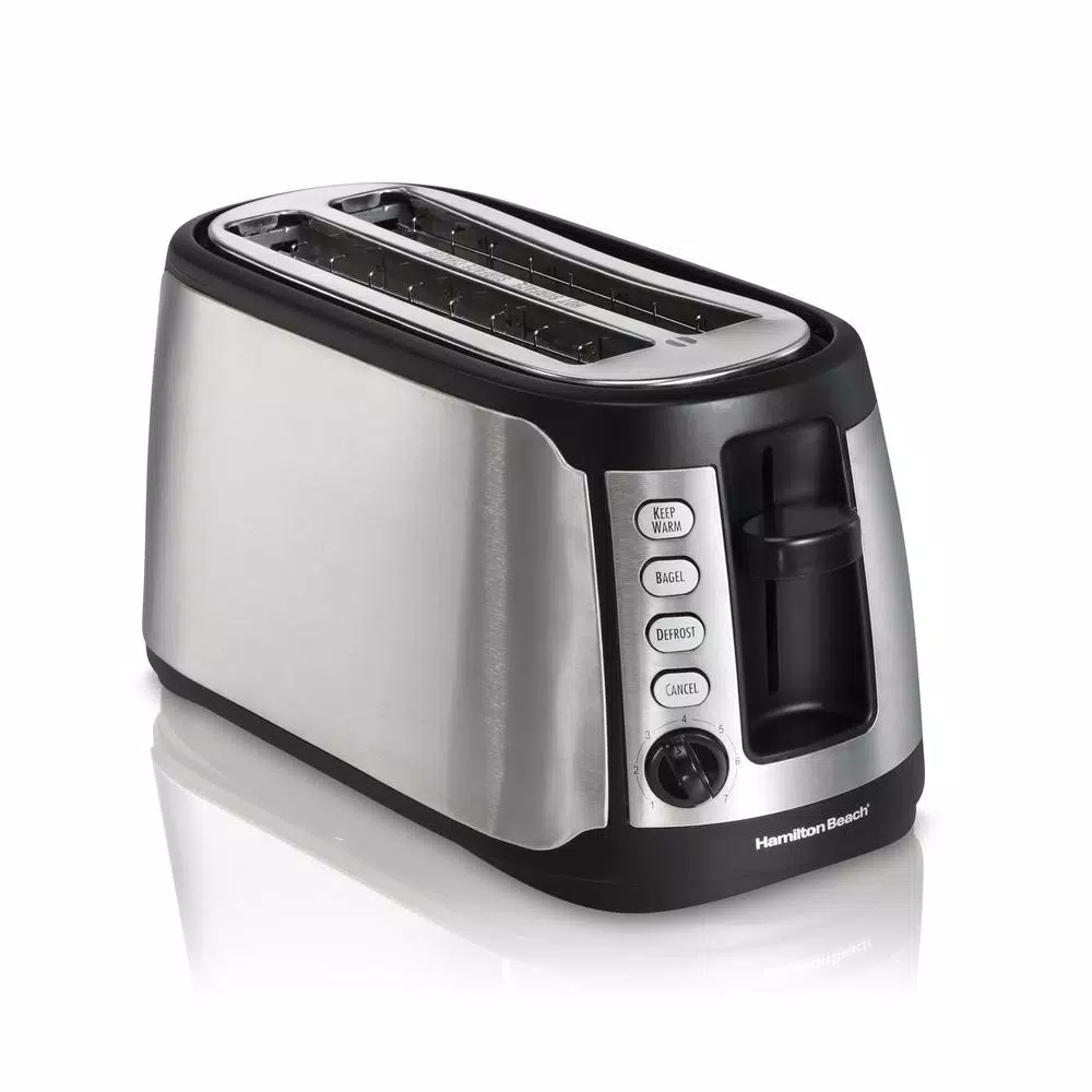 Flash Sale π₯ Hamilton Beach 4-Slice Black Long Slot Toaster π