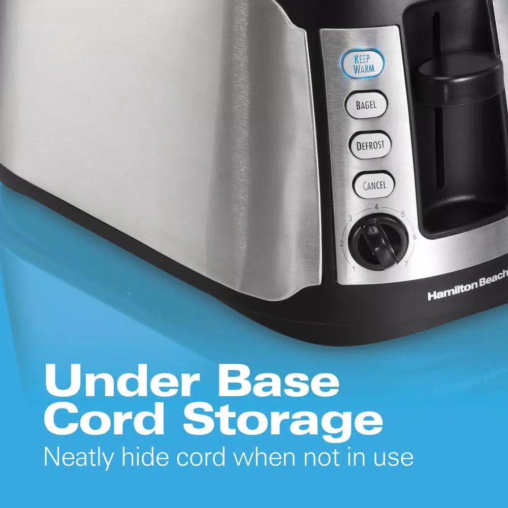 Flash Sale π₯ Hamilton Beach 4-Slice Black Long Slot Toaster π - Image 3