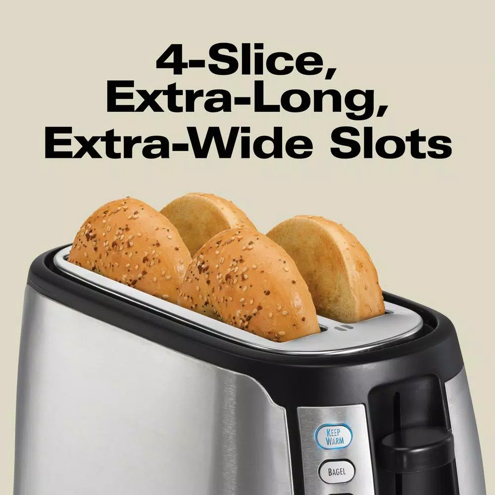 Flash Sale π₯ Hamilton Beach 4-Slice Black Long Slot Toaster π - Image 5