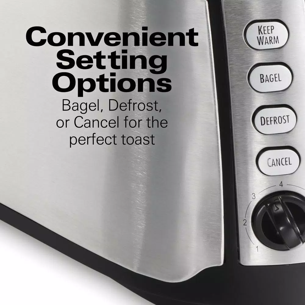 Flash Sale π₯ Hamilton Beach 4-Slice Black Long Slot Toaster π - Image 7