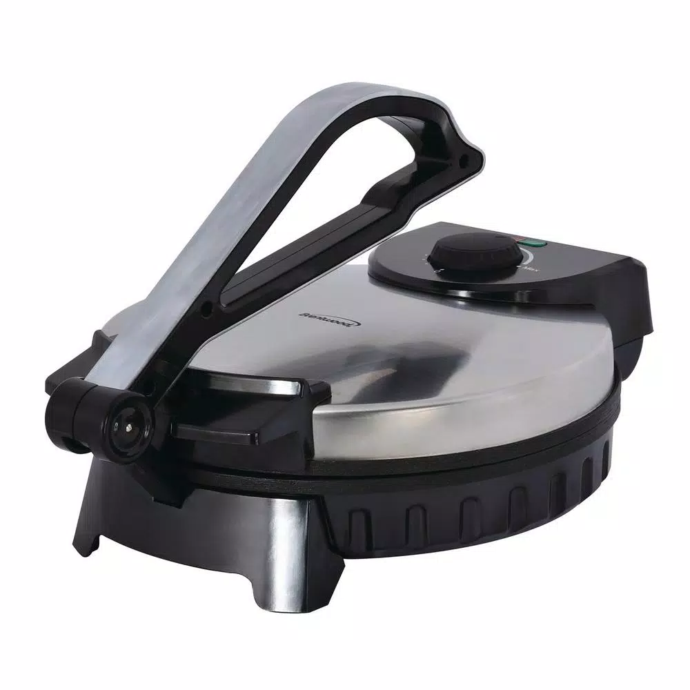 Outlet 𧨠Brentwood Appliances Black Nonstick Electric Tortilla Maker βοΈ - Image 2
