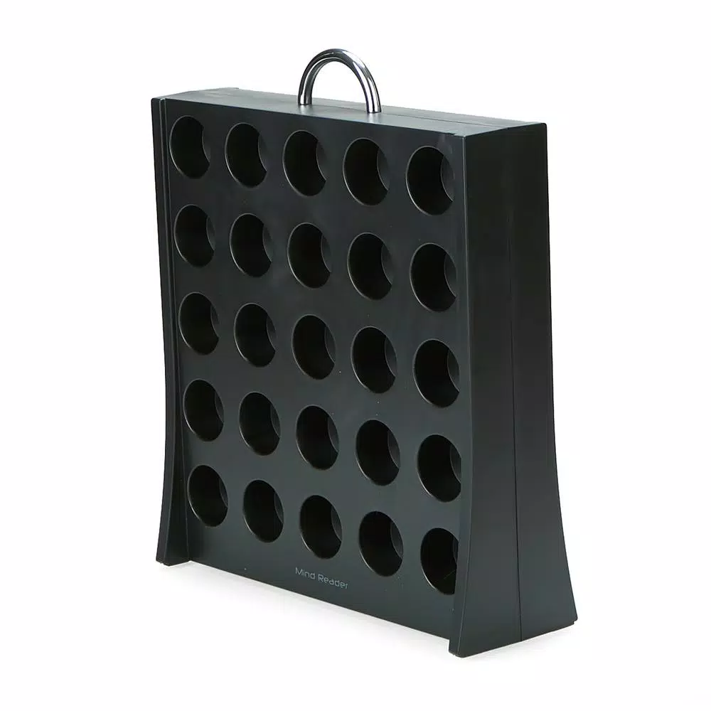 New π Mind Reader Wall 50-Capacity Black K-Cup Storage Rack β