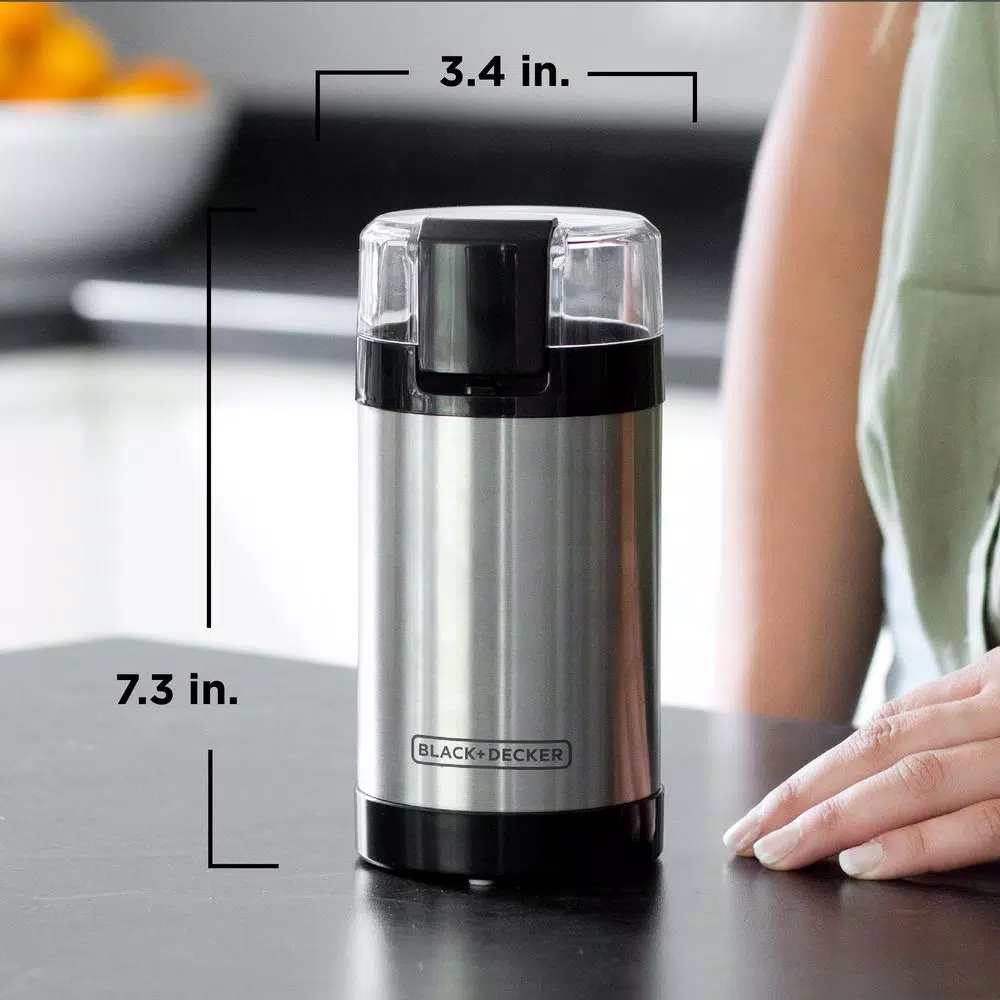 Hot Sale π€© BLACK+DECKER 4 Oz. Silver Coffee Grinder π - Image 8