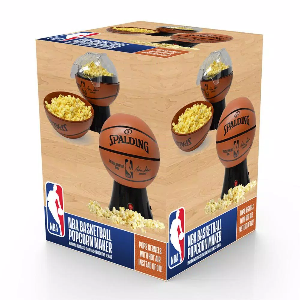Cheapest π€© Uncanny Brands Kernel Capacity 3 Oz. Orange And Black NBA/Spalding Hot-Air Popcorn Maker π - Image 6