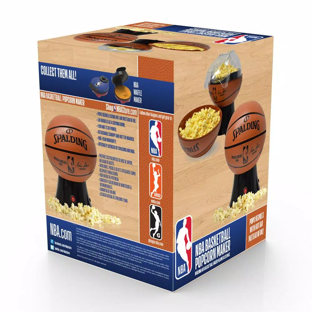 Cheapest π€© Uncanny Brands Kernel Capacity 3 Oz. Orange And Black NBA/Spalding Hot-Air Popcorn Maker π - Image 7