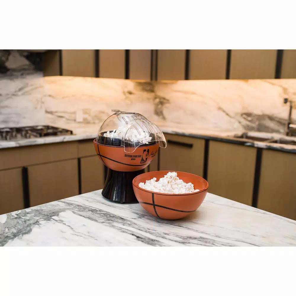 Cheapest π€© Uncanny Brands Kernel Capacity 3 Oz. Orange And Black NBA/Spalding Hot-Air Popcorn Maker π - Image 8