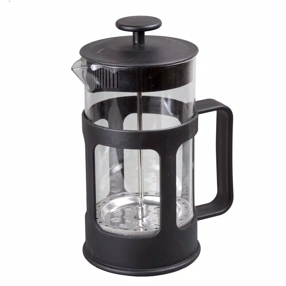 Deals π Creative Home 1000 Ml (34 Oz.) 4 Cups Glass French Press Coffee Plunger Tea Maker For Loose Tea Leaves Or Coffee, Black π