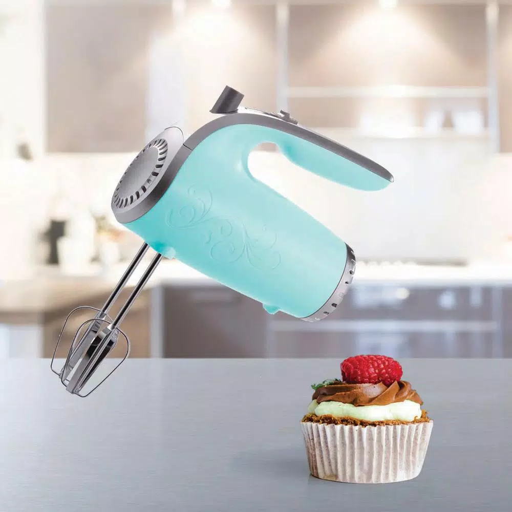 Brand new π₯ Brentwood 5-Speed Blue Lightweight Electric Hand Mixer β€οΈ - Image 8