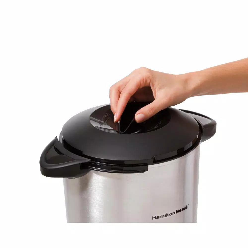 Buy 𧨠Hamilton Beach 45-Cup Stainless Steel Coffee Urn With Dual Spout π - Image 3