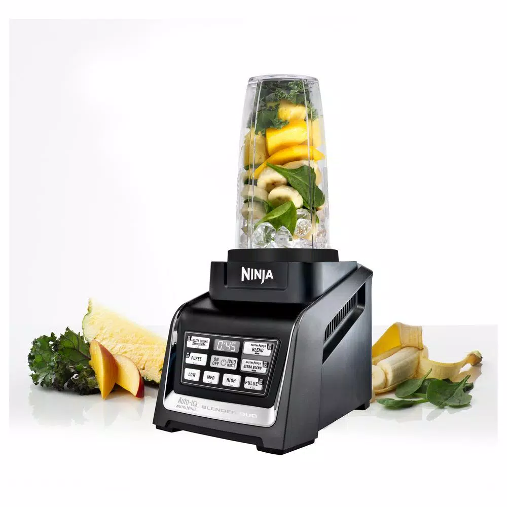 Hot Sale π NINJA Nutri Auto-iQ 72 Oz. 5-Speed Black Blender With Travel Cups π - Image 4
