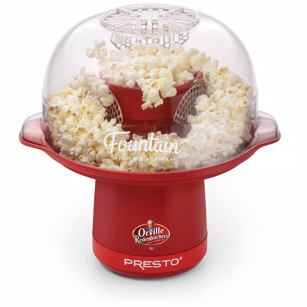 Outlet π― Presto Hot Air 4 Oz. Red Fountain Popcorn Popper π - Image 2